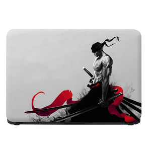 Roronoa Zoro Red Laptop Skin - View 4