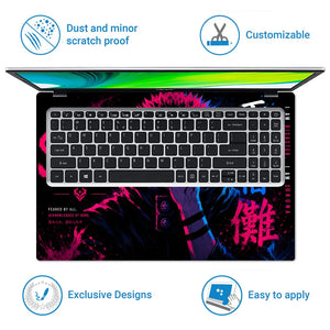 Ryomen Sukuna King Curses Laptop Skin - View 5