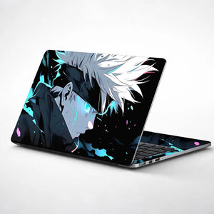 Satoru Gojo Acid Blue Eyes Jujutsu Kaisen Laptop Skin - View 1