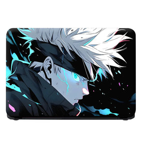 Satoru Gojo Acid Blue Eyes Jujutsu Kaisen Laptop Skin - View 4