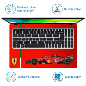Scuderia Ferrari Core Red Laptop Skin - View 5