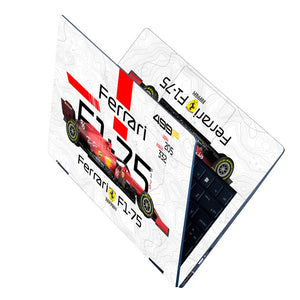Scuderia Velocity Grid Laptop Skin - View 2