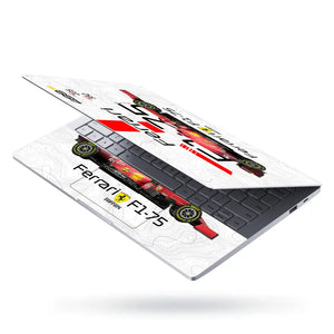 Scuderia Velocity Grid Laptop Skin - View 3
