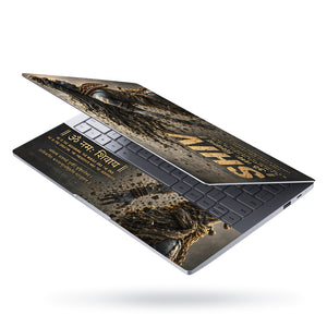 Shiv Om Namah Statue Mantra Laptop Skin - View 3
