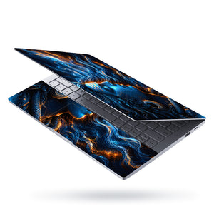 Shiva Blue Cosmic Profile Laptop Skin - View 3