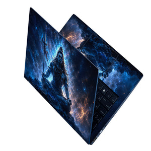 Shiva Cosmic Meditation Laptop Skin - View 2