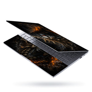Shiva Fire Embers Front Laptop Skin - View 3
