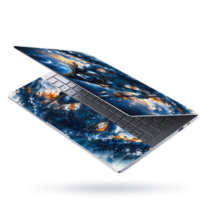 Shiva Himalaya Storm Night Laptop Skin - View 3