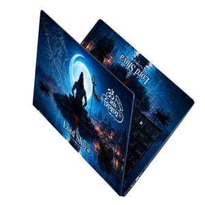 Shiva Lord Om Namah Moon Laptop Skin - View 2