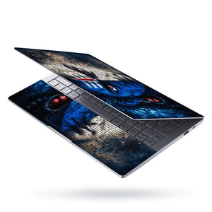Shiva Red Eyes Hindi Text Laptop Skin - View 3