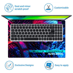 Shoto Todoroki Anime Laptop Skin - View 5