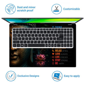 Spiritual Buddha Life Laptop Skin - View 5