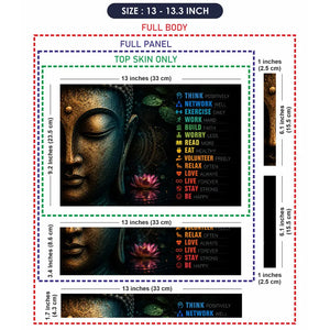Spiritual Buddha Life Laptop Skin - View 6