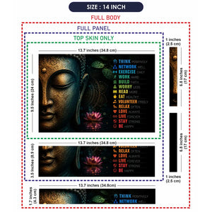 Spiritual Buddha Life Laptop Skin - View 7
