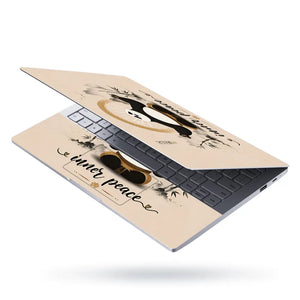 Spiritual Po Inner Peace Zen Laptop Skin - View 3