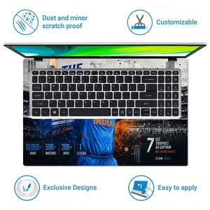 Sports Cricket Dhoni Finisher Legend Laptop Skin - View 5
