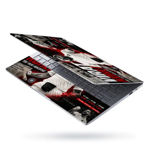 Sports Cricket Kohli King Never Dies Laptop Skin - View 3