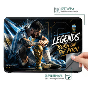Sports Messi World Cup Argentina Laptop Skin - View 4
