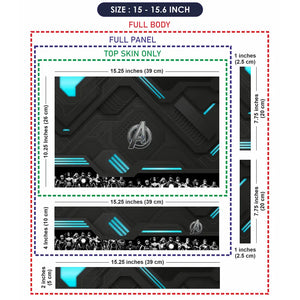 Tech Avengers Laptop Skin - View 8