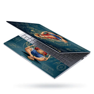 Tech-inspired Anime Pirate Character Laptop Skin - View 3