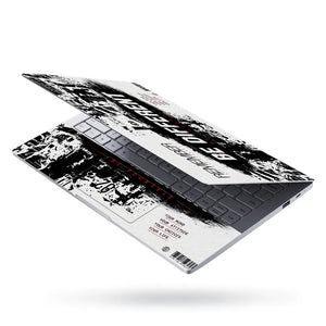 Typography Be Different Be Yourself Laptop Skin - View 3