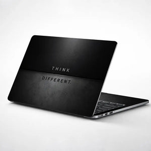 Typography Think Different Dark Minimal Laptop Skin - View 1