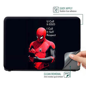 U Call it Ego Spiderman Laptop Skin - View 4