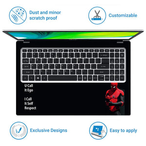 U Call it Ego Spiderman Laptop Skin - View 5