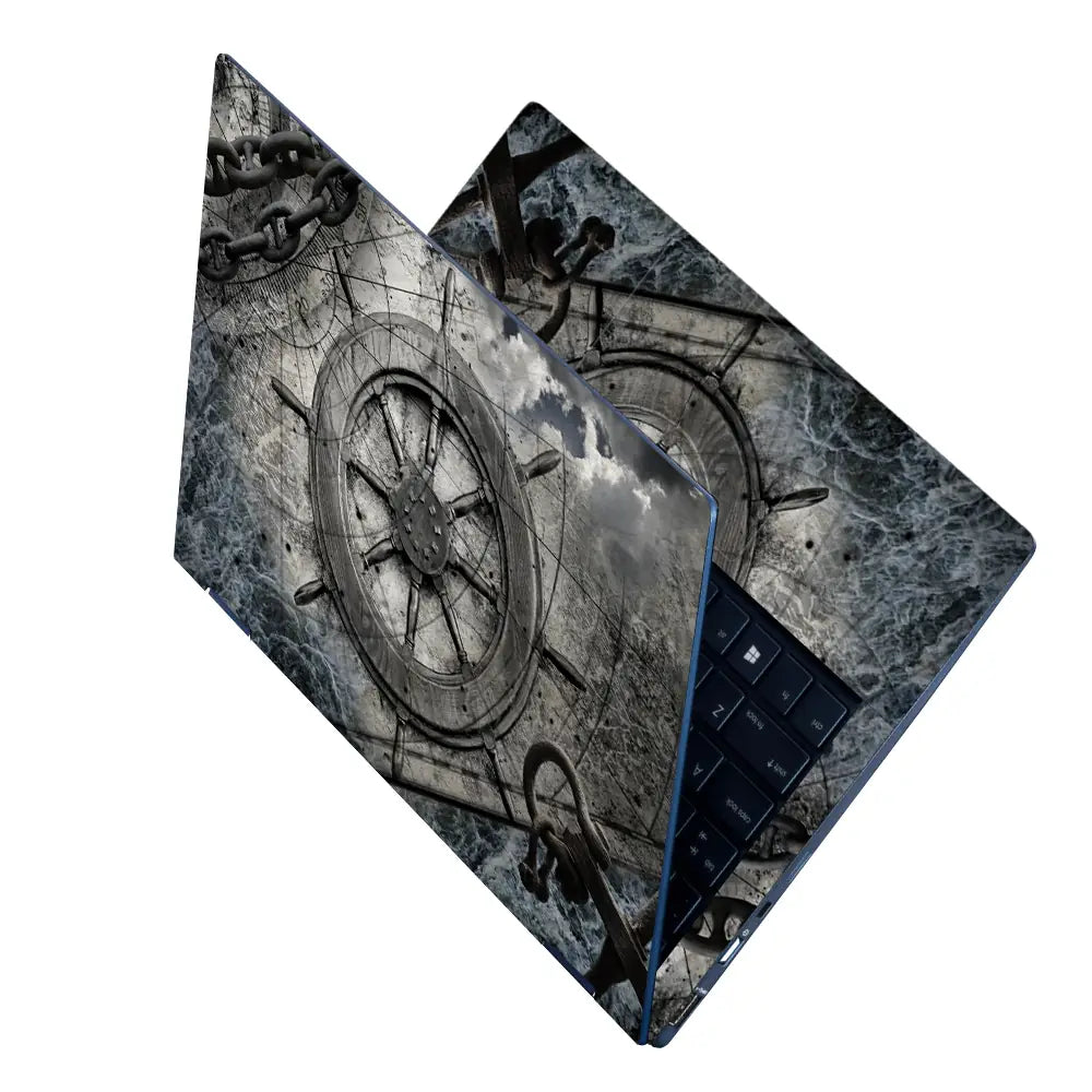 Vintage Navigation Laptop Skin - View 2