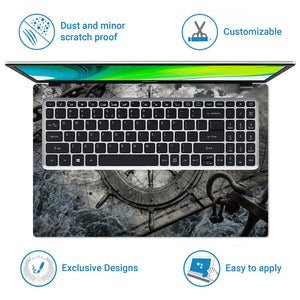 Vintage Navigation Laptop Skin - View 5
