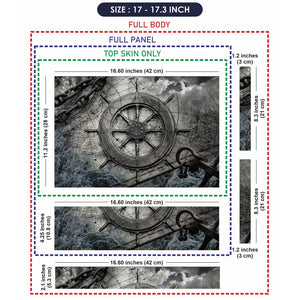 Vintage Navigation Laptop Skin - View 9