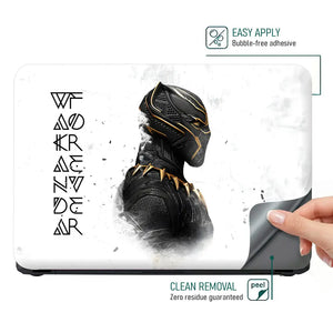 Wakanda Forever Shadow Panther Elite Laptop Skin - View 4