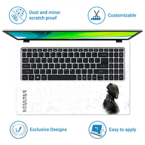 Wakanda Forever Shadow Panther Elite Laptop Skin - View 5