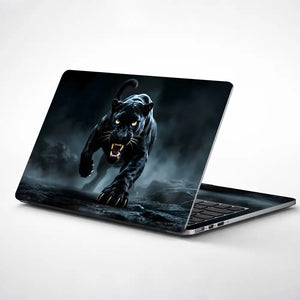 Wildlife Black Panther Dark Charge Laptop Skin - View 1
