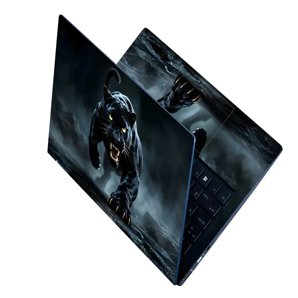 Wildlife Black Panther Dark Charge Laptop Skin - View 2