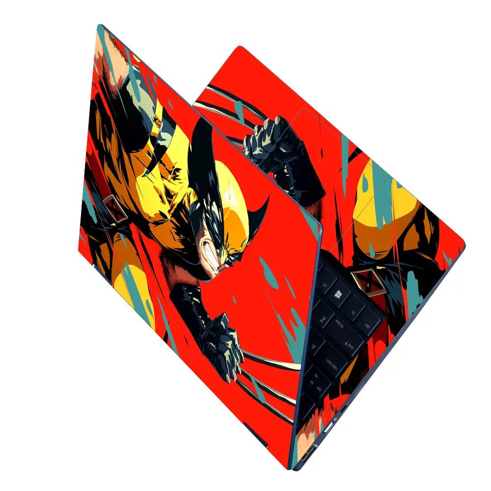Wolverine Action Splash Laptop Skin - View 2