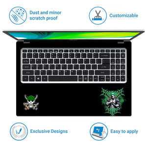 Zoro Green Laptop Skin - View 5