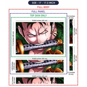 Zoro One Eye Open Laptop Skin - View 9