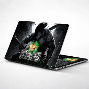 Zoro One Piece Black Laptop Skin - View 1