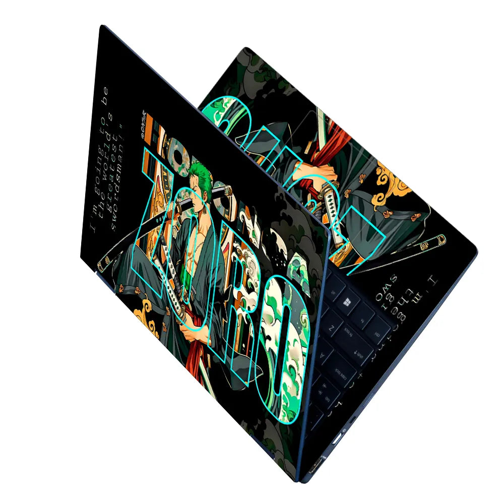 Zoro One Piece Laptop Skin - View 2