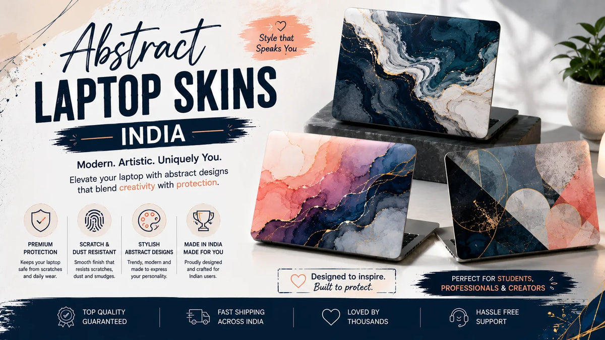 Abstract Laptop Skins: Designs That Work in Any Setup
