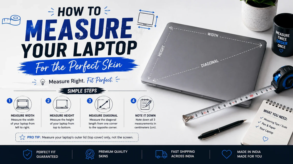 How to Measure Your Laptop for the Right Skin Size