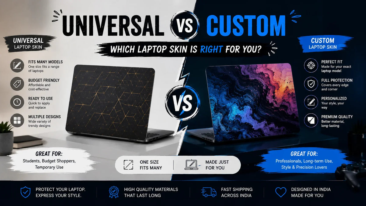 Universal vs Custom Laptop Skins: Which Should You Buy?