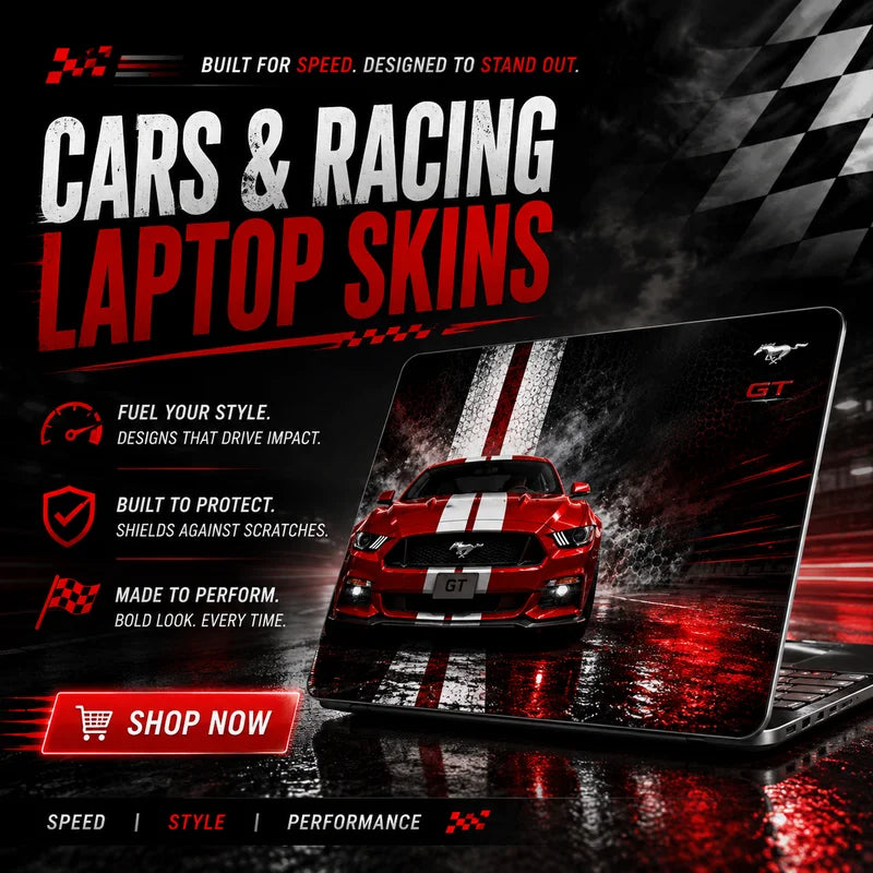 Cars & Racing Laptop Skins
