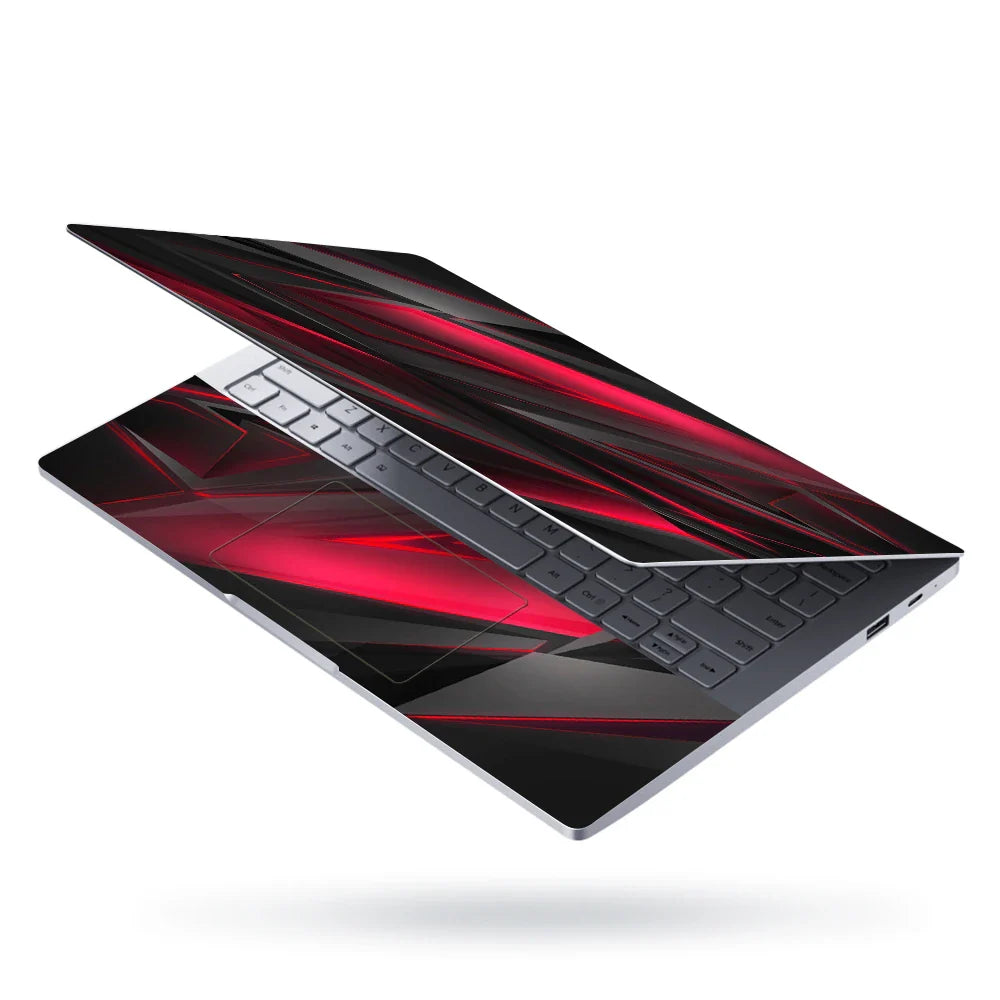 Universal Laptop Skin - 3D Grey Magenta Laptop Skin