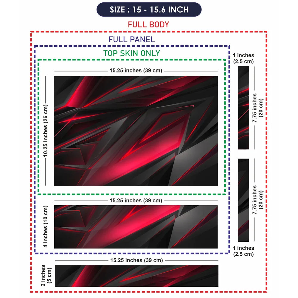 Universal Laptop Skin - 3D Grey Magenta Laptop Skin