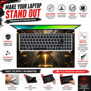A Logo Superhero Aegis Eternal Laptop Skin - View 5