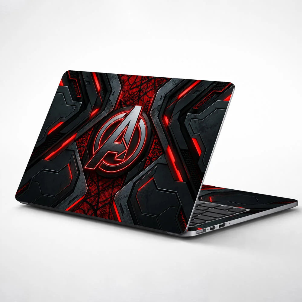 A Logo Superhero Eternal Throne Laptop Skin - View 1