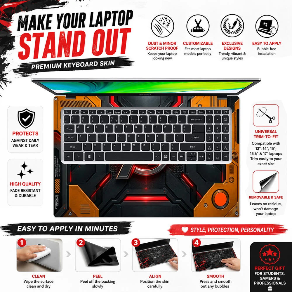 A Logo Superhero Industrial Hazard Laptop Skin - View 5