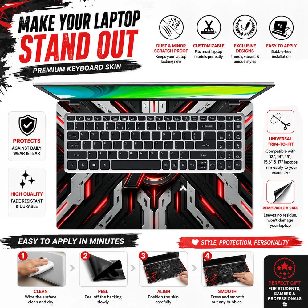 A Logo Superhero Nexus Core Laptop Skin - View 5